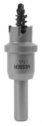 ТСТ коронка MESSER 17X5 с центрирующим сверлом и толкающей пружиной купить в Ноябрьске