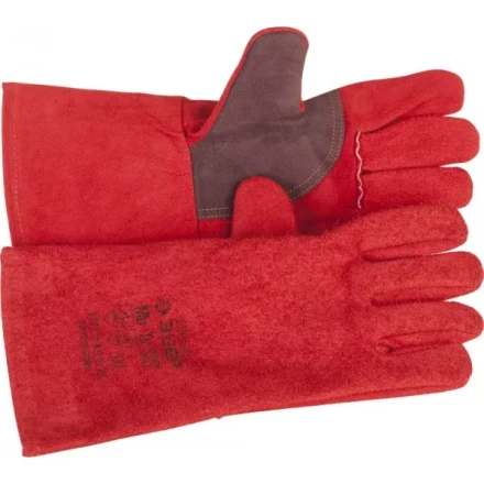 Термостойкие краги ЗУБР &quot;МАСТЕР&quot; для сварки и тяжелых механических работ, спилковые, с подкладкой, 350мм 11334-XL купить в Ноябрьске