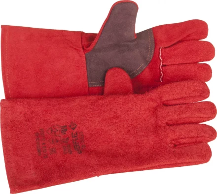 Термостойкие краги ЗУБР &quot;МАСТЕР&quot; для сварки и тяжелых механических работ, спилковые, с подкладкой, 350мм 11334-XL купить в Ноябрьске