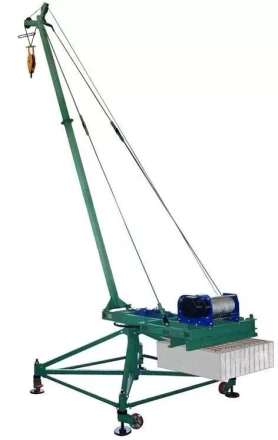 Кран стреловой поворотный &quot;МАСТЕР-3&quot; 1000 кг 50 м без противовесов с колесами 1010283 купить в Ноябрьске