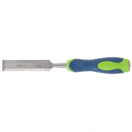 Долото-стамеска 24мм двухкомпонентная рукоятка Сибртех артикул 24489 купить в Ноябрьске