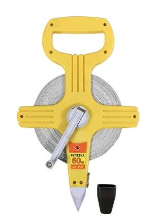 Рулетка 50 м открытый корпус фибергласcовая лента Энкор 4131 купить в Ноябрьске