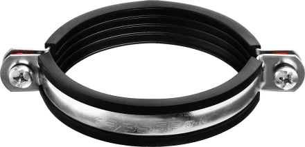 Хомут трубный с гайкой, оцинкованный, 3&quot;, 6шт, ЗУБР Мастер 37850-87-94 37850-87-94 купить в Ноябрьске