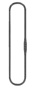 Строп канатный кольцевой СКК 8 т L=4 м  заплет купить в Ноябрьске