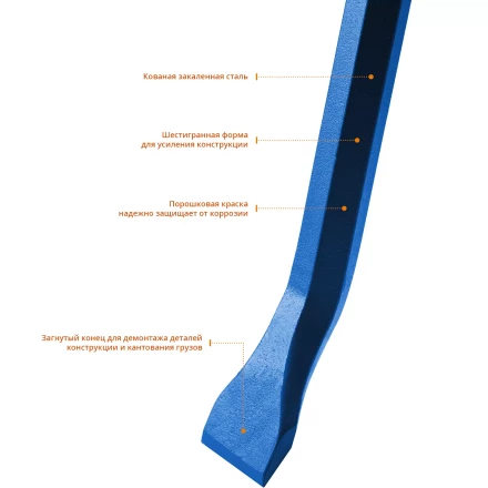 Ломы монтажные шестигранные серия ПРОФЕССИОНАЛ купить в Ноябрьске