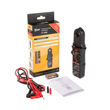 Токоизмерительные клещи КВТ КТ 200D с True RMS (101563) купить в Ноябрьске