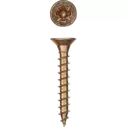 Шурупы ЗУБР &quot;МАСТЕР&quot; по дереву желтопассивированные, 3.5x35мм, 500шт 4-300391-35-035 купить в Ноябрьске