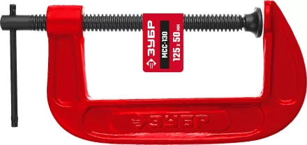 ЗУБР МСС-130, 125 мм, чугунная струбцина (32244-125) купить в Ноябрьске