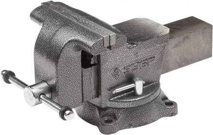 Тиски ЗУБР &quot;МАСТЕР&quot; слесарные поворотные, 200мм 3258-200 купить в Ноябрьске