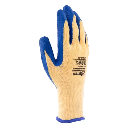 Перчатки трикотажные, полиэфирные, латексное рельефное покрытие, размер 9// Сибртех 677525 купить в Ноябрьске