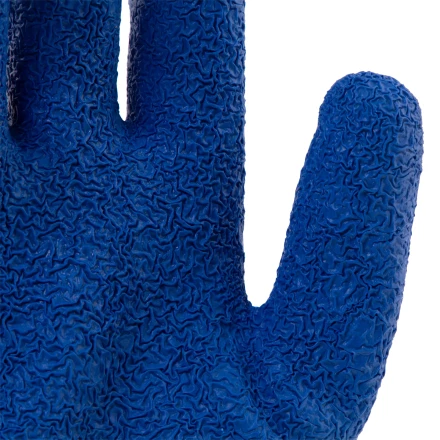 Перчатки трикотажные, полиэфирные, латексное рельефное покрытие, размер 9// Сибртех 677525 купить в Ноябрьске