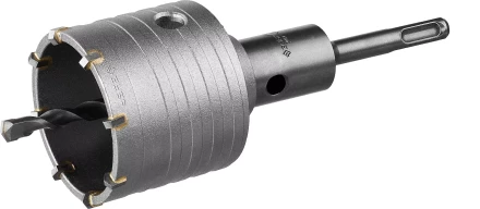 Коронка ЗУБР буровая, коническая посадка центрирующего сверла, SDS-Plus хвостовик, в сборе, 68мм 2918-68_z01 купить в Ноябрьске