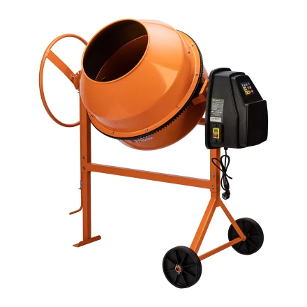 Бетоносмеситель БСЕ-140П, 140 л, 500 Вт, полиамидный венец// Сибртех 95507 купить в Ноябрьске