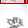 Винт DIN 965, M6 x 16 мм, 9 шт, кл. пр. 4.8, оцинкованный, ЗУБР 303116-06-016 купить в Ноябрьске