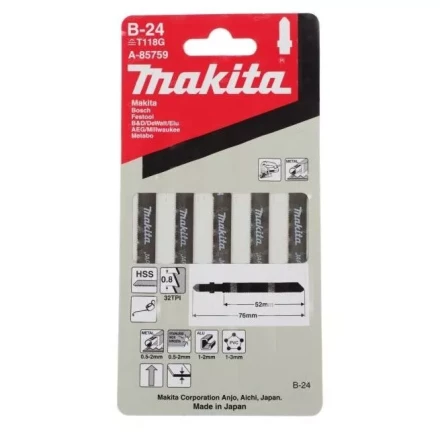 Пилки для лобзика Makita B-24 A-85759 купить в Ноябрьске