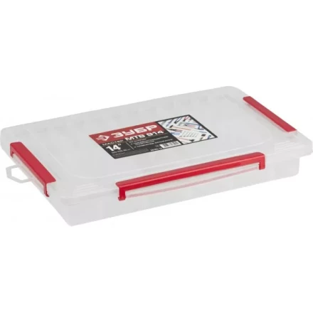 Органайзер ЗУБР &quot;МАСТЕР&quot; для крепежа и принадлежностей, 350х228х80мм (14&quot;) 38193-14 купить в Ноябрьске