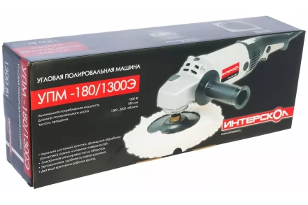 Полировальная шлифмашина Интерскол УПМ-180/1300Э купить в Ноябрьске