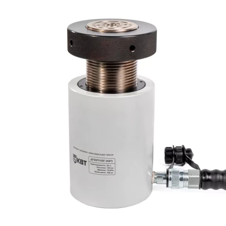 Домкрат грузовой с фиксирующей гайкой КВТ ДГ-100П100Г серия ПРОФИ (84587) купить в Ноябрьске