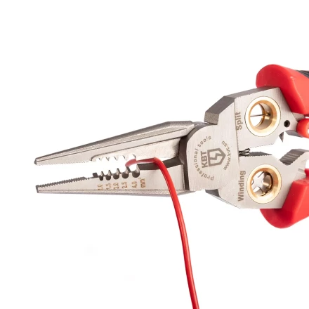 Мультитул-длинногубцы КВТ MT-03т (7 в 1) с функцией снятия изоляции, резки и детектором напряжения (102402) купить в Ноябрьске