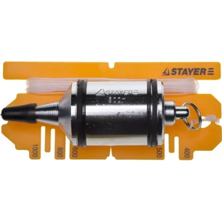 Отвес STAYER &quot;PROFI&quot; строительный со шнуром, с противоударными ободками, 800 г 06352-80 купить в Ноябрьске