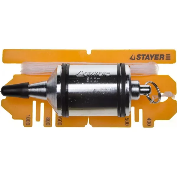 Отвес STAYER "PROFI" строительный со шнуром, с противоударными ободками, 800 г 06352-80 купить в Ноябрьске