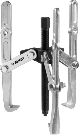 ЗУБР внешний d 55 - 390 мм, внутренний d 40 - 320 мм, шарнирный трехзахватный съемник с удлиненными захватами, Профессионал (43319-305) купить в Ноябрьске