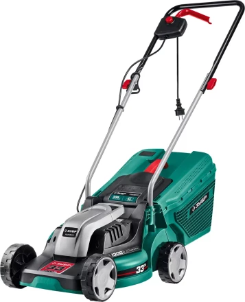 ЗУБР 1300 Вт, ш/с 33 см, сетевая газонокосилка (ГС-33-1310) купить в Ноябрьске