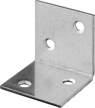 ЗУБР УМШ-1.5, 30 x 30 x 30 x 1.5 мм, белый цинк, широкий мебельный уголок (31034-30) купить в Ноябрьске