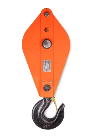Блок монтажный однорольный с  крюком TOR H K1 10т с откидной щекой (G) 1003569 купить в Ноябрьске