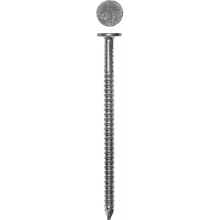 Гвозди ЗУБР ершенные оцинкованные с плоской головкой по дереву, 4,2х90мм, ТФ6, 10шт 4-305206-42-090 купить в Ноябрьске