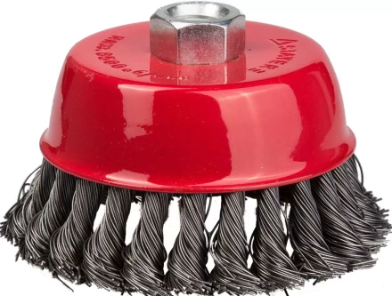 STAYER &quot;PROFESSIONAL&quot;. Щетка чашечная для УШМ, жгутированная стальная проволока 0,5мм, 65ммхМ14 35128-065_z01 купить в Ноябрьске