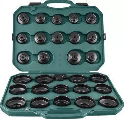 Комплект чашек для съема масляных фильтров 65-120мм 30 предметов AI050004A Jonnesway 47556