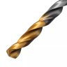 Сверло спиральное по металлу Denzel 6 x 93 мм, Р6М5, Golden Tip, 718235 купить в Ноябрьске