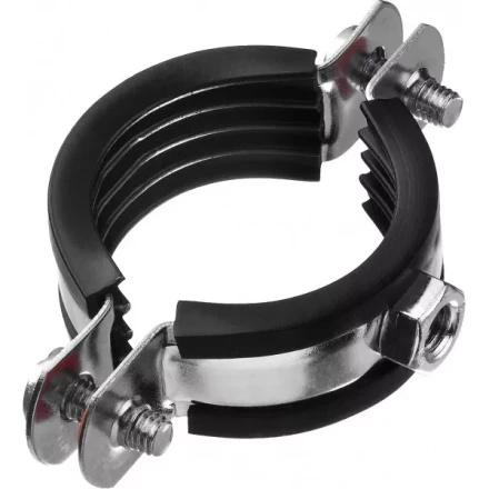 Хомут трубный с гайкой, оцинкованный, 1 1/4&quot;, 8шт, ЗУБР Мастер 37850-40-45 37850-40-45 купить в Ноябрьске