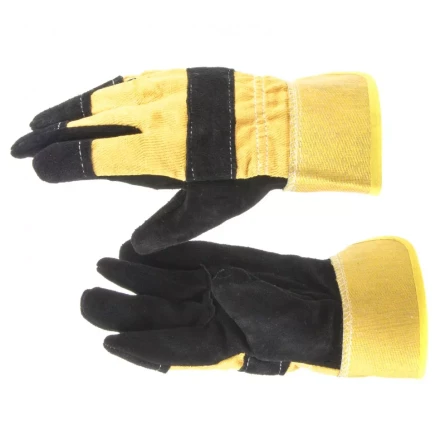 Перчатки спилковые комбинированные  Россия 67736 купить в Ноябрьске