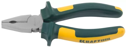 Плоскогубцы KRAFTOOL&quot;KRAFT-MAX&quot;комб,Cr-Mo,маслобензост двухкомп рукоятки,шарнирное соединение с повыш износост,160мм 22011-1-16 купить в Ноябрьске