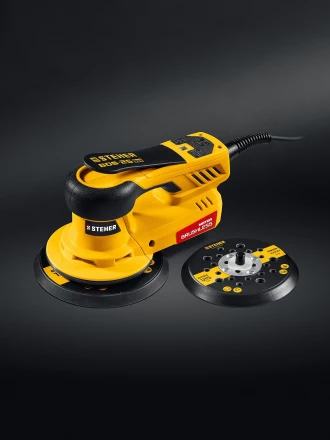 STEHER BOS-25 Duo, d125 / d150 мм, 2.5 мм, 350 Вт, бесщеточная орбитально-шлифовальная машина, кейс (BOS-25) купить в Ноябрьске