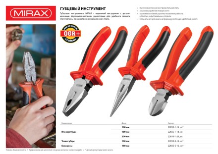 Бокорезы MIRAX, 160мм 22035-5-16_z02 купить в Ноябрьске