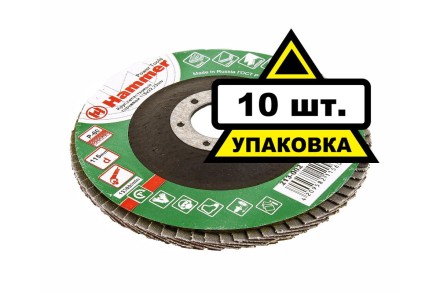 Круг Лепестковый Торцевой (КЛТ) HAMMER КЛТ 1 Ф115х22 Р60 213-002 купить в Ноябрьске