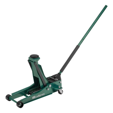 Домкрат гидравлический подкатной, 3,5 т, 95-520 мм, быстрый подъем, низкий подхват, проф.// Сибртех 50851 купить в Ноябрьске