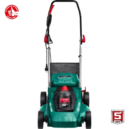 ЗУБР 1700 Вт, ш/с 38 см, сетевая газонокосилка (ГСЦ-38-1700) купить в Ноябрьске