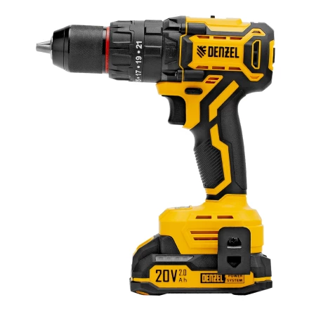 Дрель-шуруповерт аккумуляторная ударная бесщет. CIDH-BL-20, Li-Ion, 20 В// Denzel купить в Ноябрьске