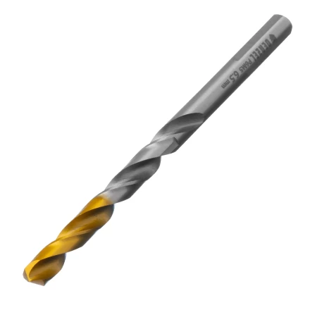 Сверло спиральное по металлу Denzel  6,5 x 100 мм, Р6М5, Golden Tip 718236 купить в Ноябрьске