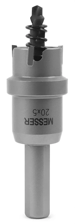 ТСТ коронка MESSER 20X5 с центрирующим сверлом и толкающей пружиной купить в Ноябрьске