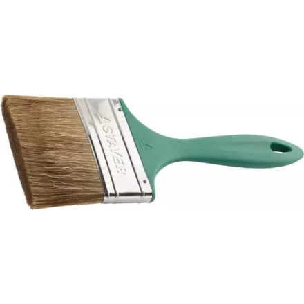 Кисть плоская STAYER &quot;LASUR-EURO&quot;, смешанная (натуральная и искусственная) щетина, пластмассовая ручка, 100мм 01081-100 купить в Ноябрьске