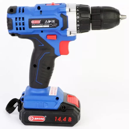 Аккумуляторная дрель-шуруповерт Диолд ДЭА-14ЛИ-07 купить в Ноябрьске