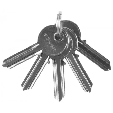 Заготовка ключа ЗУБР &quot;МАСТЕР&quot; для цилиндровых механизмов, английский тип, 5 шт. 52195_z01 купить в Ноябрьске