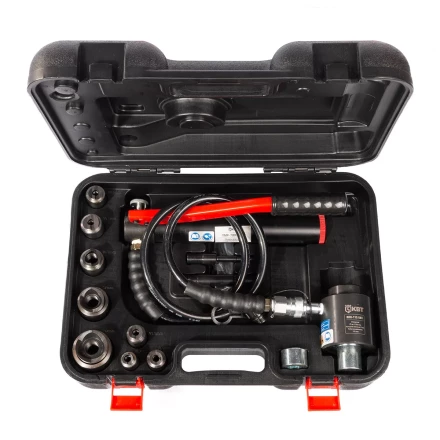 Пресс гидравлический помповый КВТ ПГПО-115 для пробивки отверстий в стальных листах (88211) купить в Ноябрьске