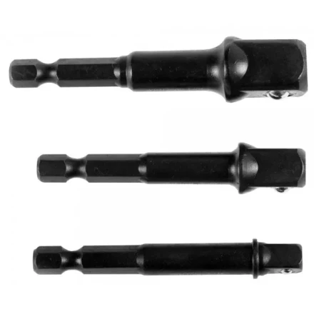 Набор адаптеров KRAFTOOL &quot;EXPERT&quot; для торцовых головок 1/4&quot;, 1/2&quot;, 3/8&quot;, 65 мм, 3 предмета 26775-H3 купить в Ноябрьске