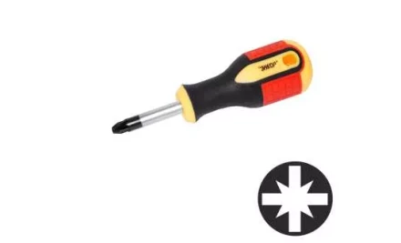 Отвертка крестовая РH№2х 38мм,трехкомп.рук 1/12/120 19674 купить в Ноябрьске